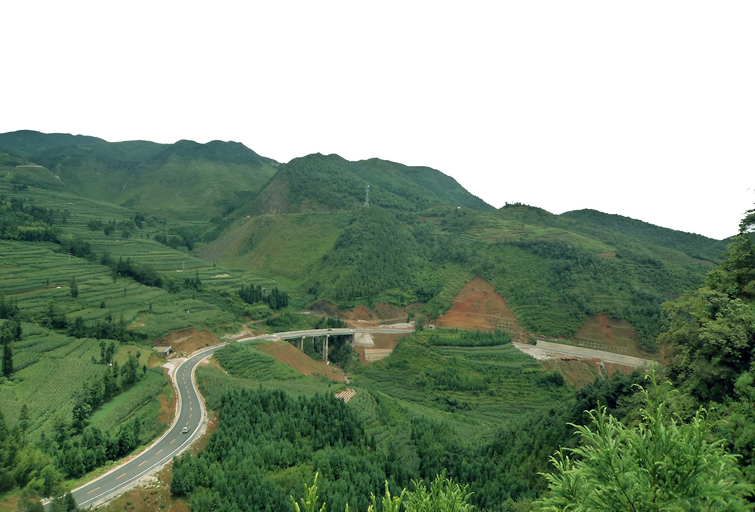 貴州盤(pán)縣英（武）至大（山）公路